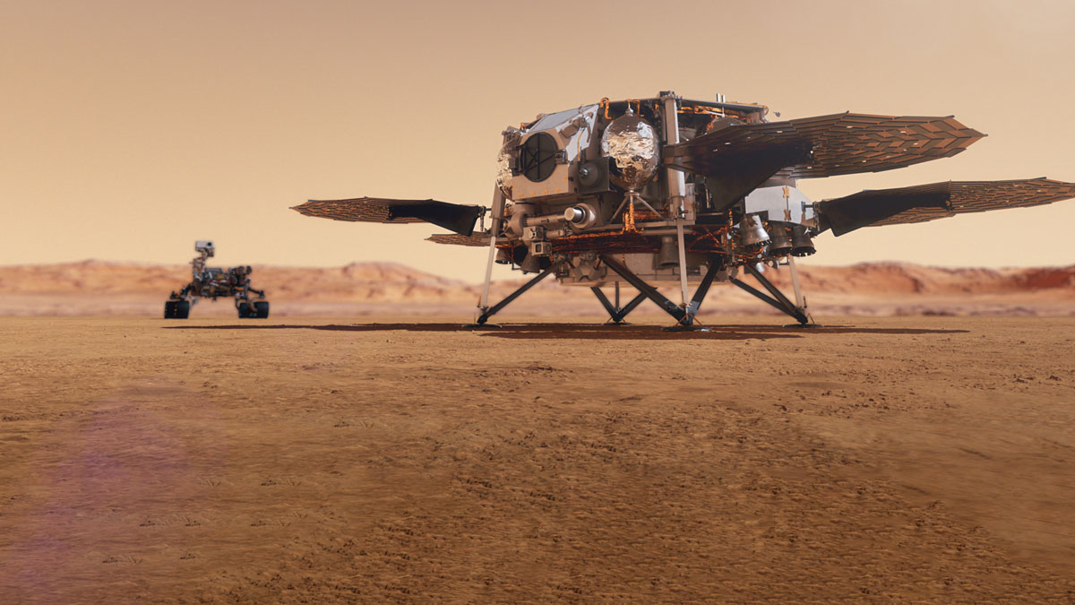 幻灯片 6 - 火星样本返回预告片中的视频静止图像。